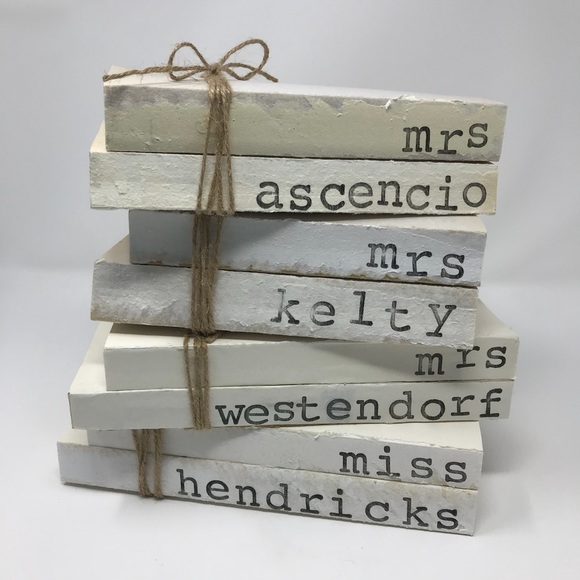Farmhouse Book Stack SET OF THREE (3) - Picture 5 of 15